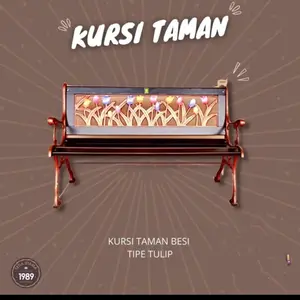 Kursi Taman Besi Tempa Elegance