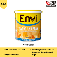 Gambar Cat Genteng Envi 4 Kg dari Toko Cat Warna Abadi Kota Administrasi Jakarta Barat 1 Tokopedia