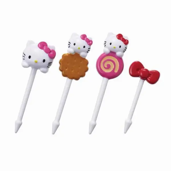 Tusukan Garpu Hiasan Bekal Anak Anime Sanrio Food Pick HelloKitty