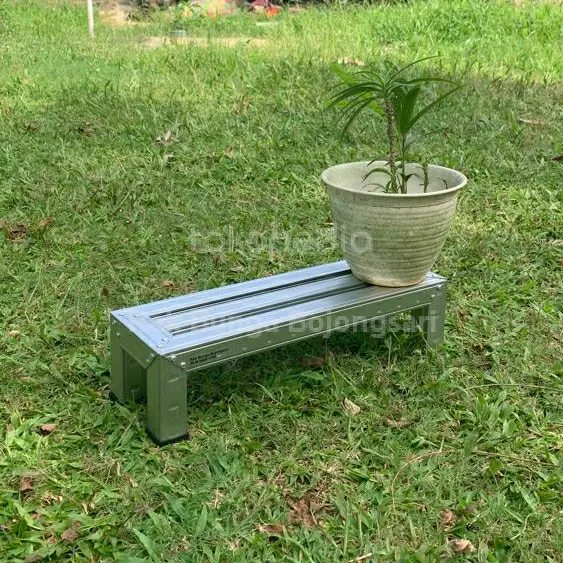 Rak Besi Standing Pot Baja Ringan Rak Tanaman Besi Panjang 60cm 4