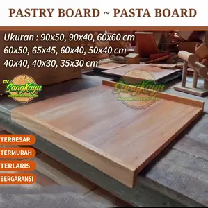 Pastry board talenan kue 90x50cm kayu talenan adonan pasta board