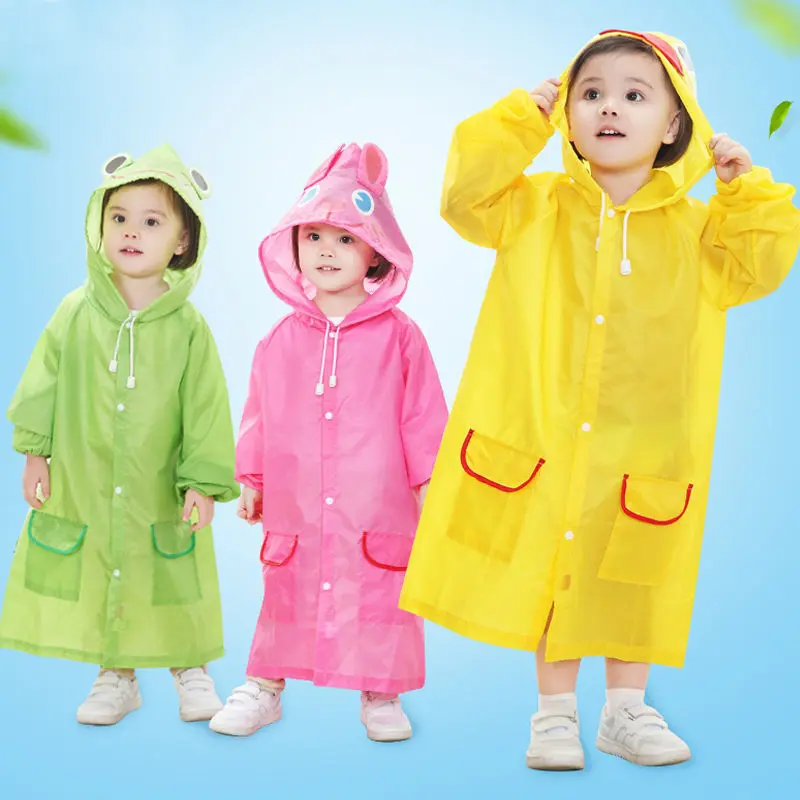 Jas Hujan Anak Laki Laki Perempuan TK SD Karakter Raincoat Jubah Hujan 3