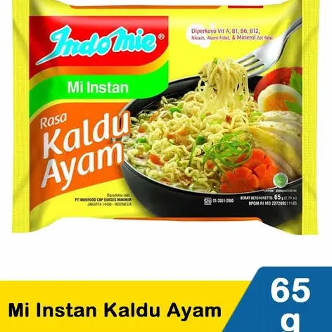 Mie indomie kaldu ayam 65 gr ( BELI 10 LEBIH MURAH )