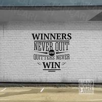 Gambar Dekorasi Motivasi Kantor Winners Never Quit Win Qoutes Stiker Cutting - M, Putih dari LANCARI Kota Administrasi Jakarta Pusat 3 Tokopedia