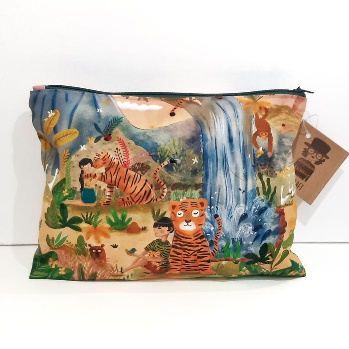 Gambar SANCRAFT - Pouch Sumatran Tiger dari SANCRAFT ID Kota Administrasi Jakarta Timur Tokopedia