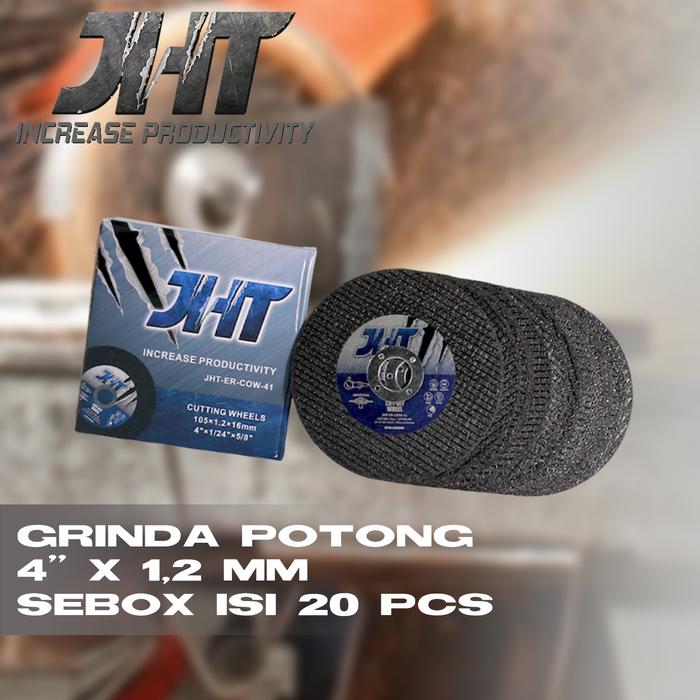 Gambar JHT Mata Batu Gerinda Potong Besi Stainless Sebox isi 20pcs 4inch dari MST TOOLS Kota Administrasi Jakarta Barat Tokopedia