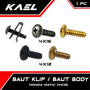Baut Klip Body Honda Matic Beat/Vario 110-125-150/Scoopy/Spacy Baud