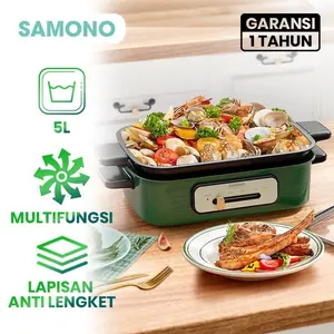 Samono 5 Ltr Table Grill Multifungsi Alat Panggang SW 5L