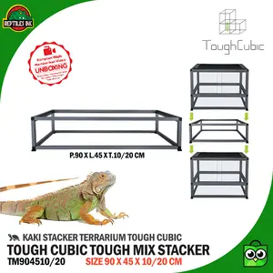 Tough Cubic - Tough Mix Stacker Dudukan Kaki Terrarium Kandang Reptil