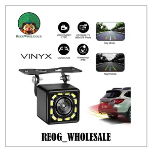 Kamera Mundur Mobil 4 x 3 12 LED Universal Car Rearview Camera Nightvi