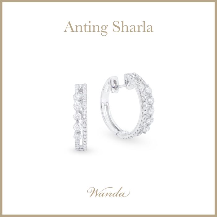 Gambar Anting Berlian Wanda - Sharla - Earrings - White gold dari Wanda House Of Jewels Kota Administrasi Jakarta Pusat Tokopedia