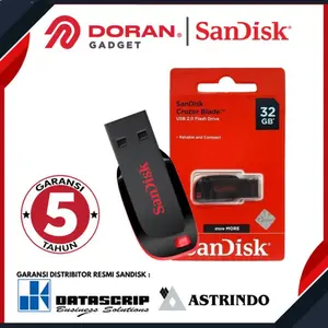 FLASHDISK SANDISK CRUZER BLADE CZ50 32GB Flasdisk sandisk 32 GB