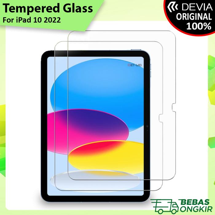 Gambar Tempered Glass iPad 10 10.9" Devia Screen Protector dari GET-WID Kota Administrasi Jakarta Barat Tokopedia