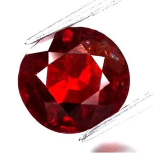 Natural Red Rhodolite Garnet NTE 4.37ct 10x9x5mm BIG precious gem!