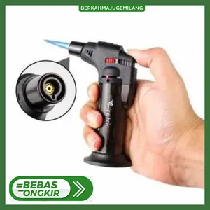 korek api bara isi ulang korek gas anti angin butane alat camping