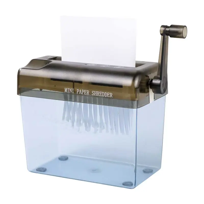 Penghancur Kertas Manual Cd Card Paper Shredder 4.5l Wst 123 Black 0