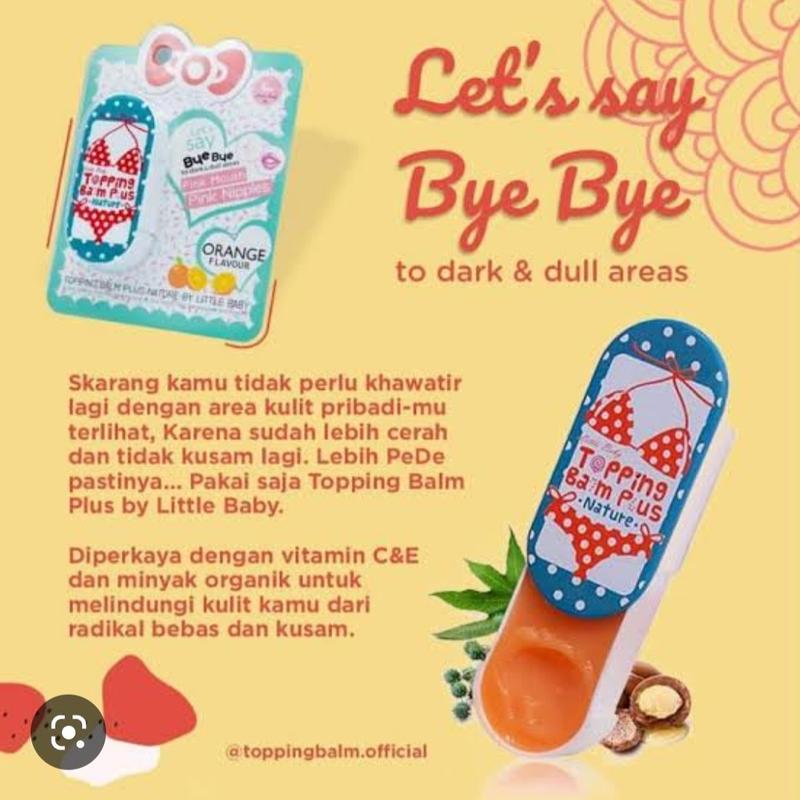Topping Balm Plus Original Thailand Pemutih Selangkangan Ketiak Siku 4