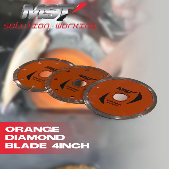 Gambar MST Mata Potong Keramik Turbo 105mm / ORANGE TURBO DIAMOND BLADE dari MST TOOLS Kota Administrasi Jakarta Barat Tokopedia