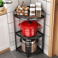 Gambar Ezren EZ-0169 Rak Kamar Mandi Rak Sudut 3 Susun Dapur Caoting Iron dari House Sparepart Kab. Tangerang 2 Tokopedia