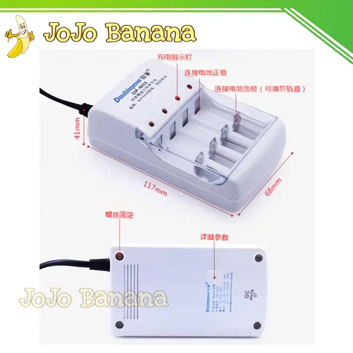 Charger Baterai Cas AA AAA DOUBLEPOW BATERE CAS BATTERY A2 A3 3