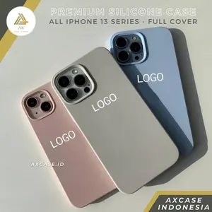 Premium Silicone Case untuk iPhone 13 PRO MAX MINI Full Cover Softcase Polos Anti Gores Kualitas Terjamin