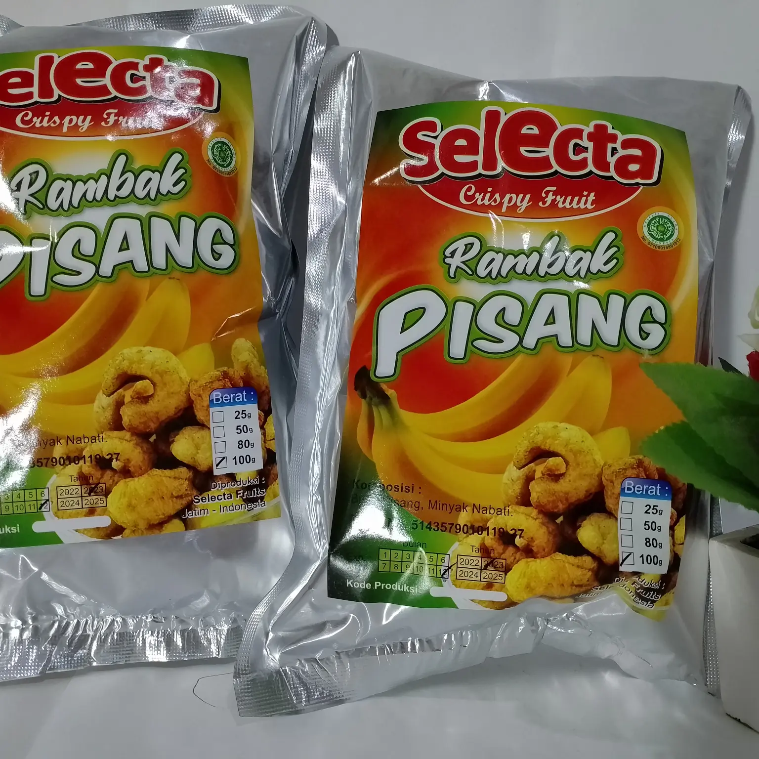 Stik Pisang Selecta Crispy Fruit