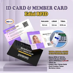 Kartu Akses RFID/Kartu Absen/Smart Card RFID 13.56 mhz/125khz