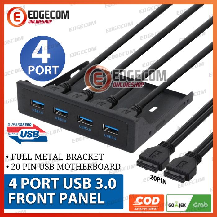 Panel Style Usb Port Jual Front Panel USB 3.0 4 Port - Jakarta Pusat - Edgecom | Tokopedia