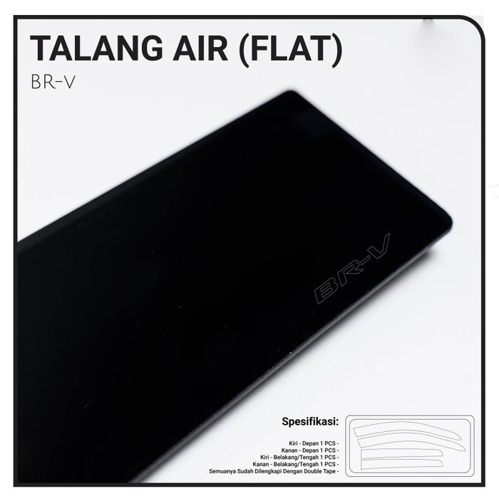 Gambar Talang Air Pintu Mobil Honda BRV 4 Pintu Model Flat Rata Elastis dari HS VARIASI Car Accessories Kota Surakarta Tokopedia