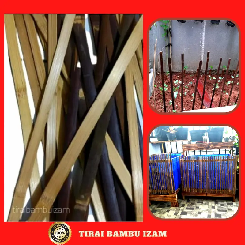 Batang bambu,bilah bambu,untuk pagar tanaman,kerajinan tangan 2