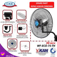 Gambar CKE WALL FAN WF-ECO-75-TH 30 Inch Kipas Angin Dinding Tembok Sparepart - Kapasitor dari Kipas Online CKE Kota Administrasi Jakarta Barat 4 Tokopedia