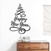 Gambar Stiker Dekorasi Happy New Year Selamat Tahun Baru Sticker Dinding Kaca - Medium, Putih dari LANCARI Kota Administrasi Jakarta Pusat 2 Tokopedia