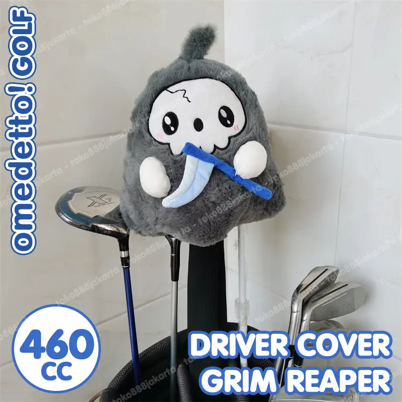 GOLF DRIVER COVER GRIM REAPER CUTE HIGH QUALITY 460CC
