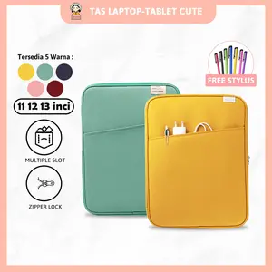 Tas Sarung Soft Case Cover Bag Galaxy Tab A7 A8 10.5" 10.9" Polos Slot