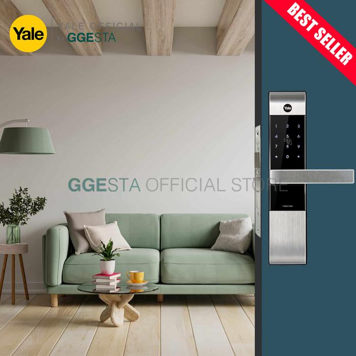 Gambar YALE Digital Lock YDM3109A Silver – Kunci Pintu Digital PIN, RFID Card & Anak Kunci dari GGEsta Indonesia Kota Administrasi Jakarta Barat Tokopedia