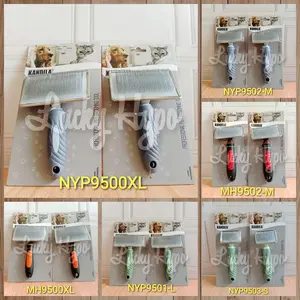Sisir Kawat Anjing Kucing Kelinci Kandila Slicker Brush For Dog Cat