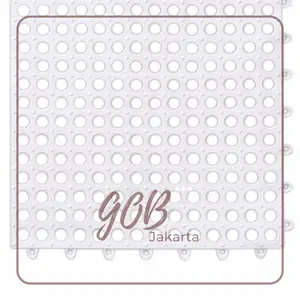 MAT ALAS KAKI KAMAR MANDI WARNA PUTIH ANTI SLIP KESET ANTI LICIN