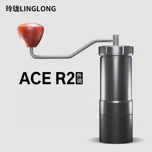 Penggiling kopi Ace grinders R2 octa cutter burr micrometrik magnet jar