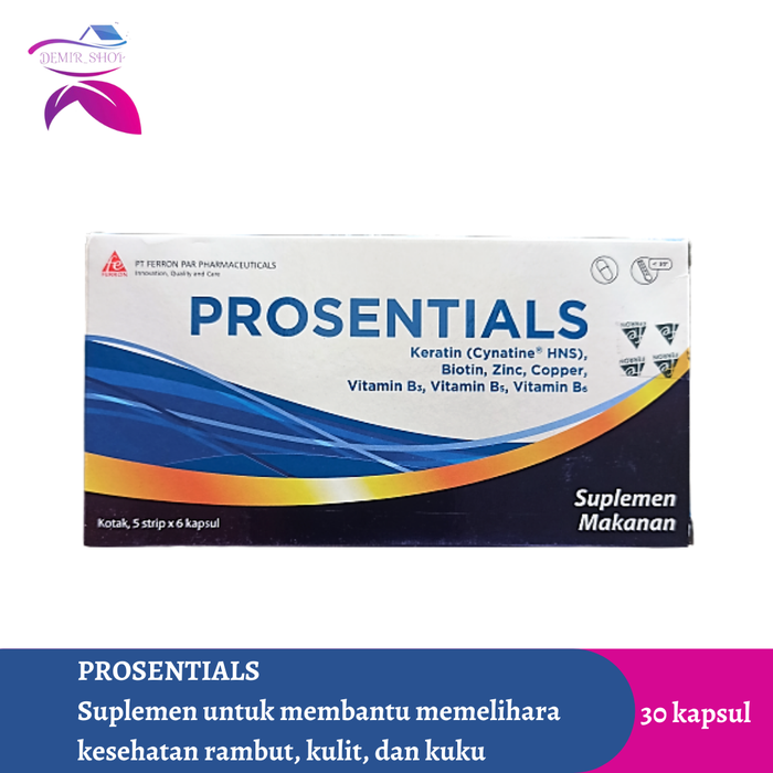 Gambar Prosentials Memelihara Kesehatan Rambut & Kuku / Cegah Kebotakan dari Demir Official Store Kota Tangerang Tokopedia