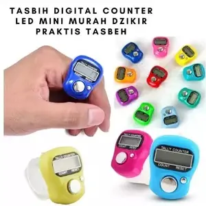 TASBIH DIGITAL COUNTER LED MINI MURAH