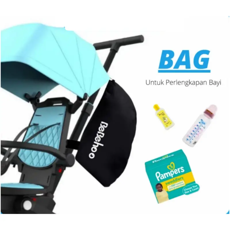 BeBehoo Gen 2 Pro 7 in 1 Stroller Folding Sepeda Bayi Lipat 2