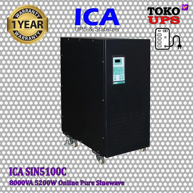 UPS ICA SIN5100C 8000VA 5200W Online Pure Sinewave