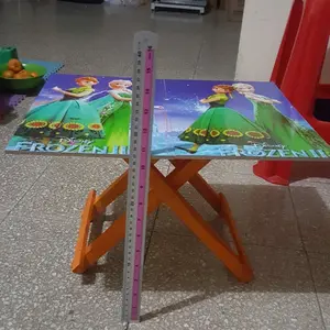 Meja Lipat Meja Belajar Anak Kayu