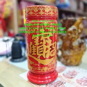 Hiokong | Hio Kong | Tempat Dupa Stik Keramik 9 Inch - Merah Naga Mas