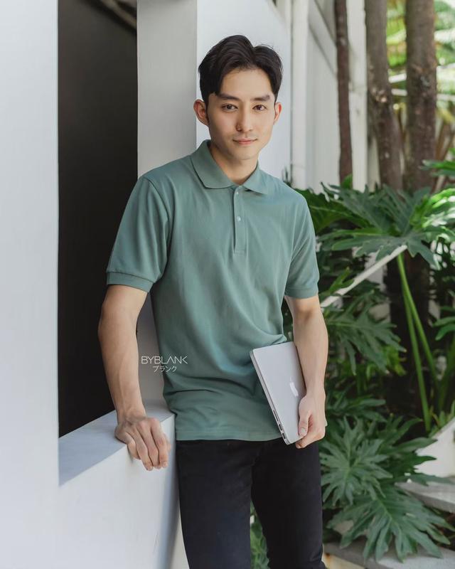 AKITA POLO SHIRT - Kaos Polo Pria in Mineral Green 1