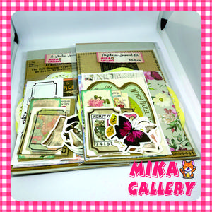 50 Pcs Aesthetic Journal Kit Scrapbook Vintage Bujo Murah