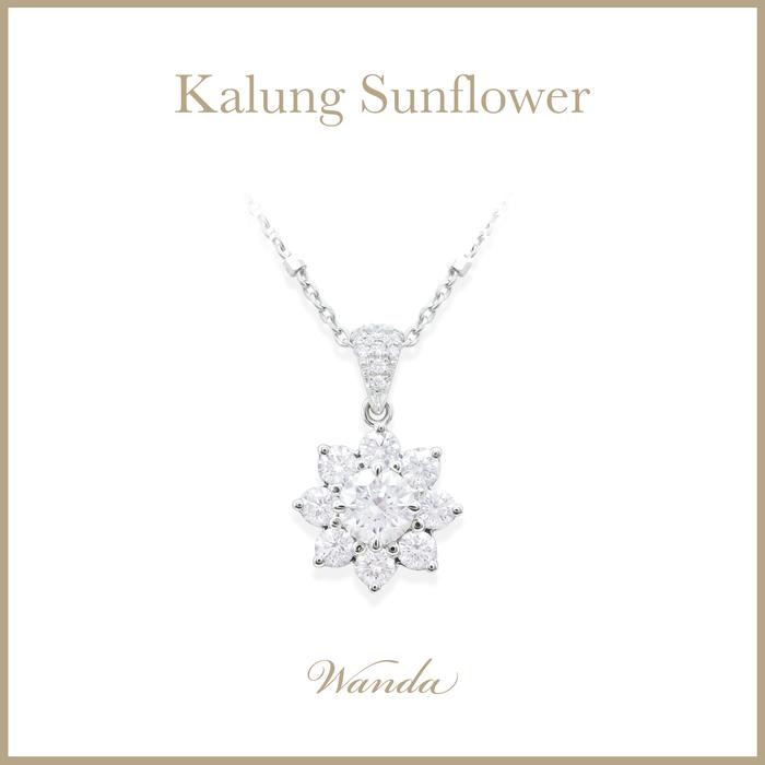 Gambar Kalung Berlian Wanda - Sunflower Royale - Pendant dari Wanda House Of Jewels Kota Administrasi Jakarta Pusat Tokopedia