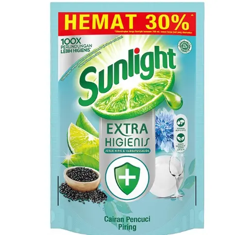 Jual Sunlight Sabun Cuci Piring 600ml - Sunlight Rhamno Clean Biocare ...