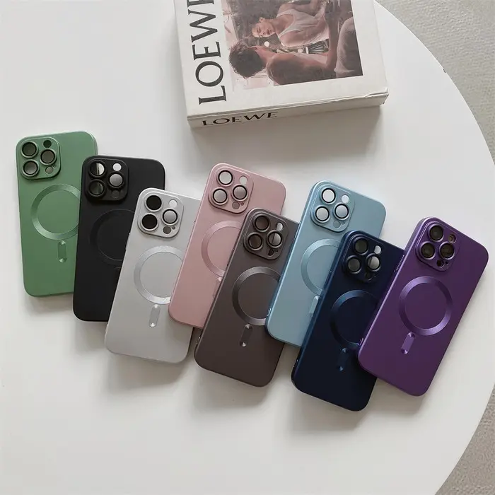 Case IPHONE 14 14 Plus 14 Pro Max Magsafe Magnetic Liquid Silicone 1