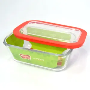 Marinex Loyang Persegi Panjang + Tutup Silikon 0,7 L